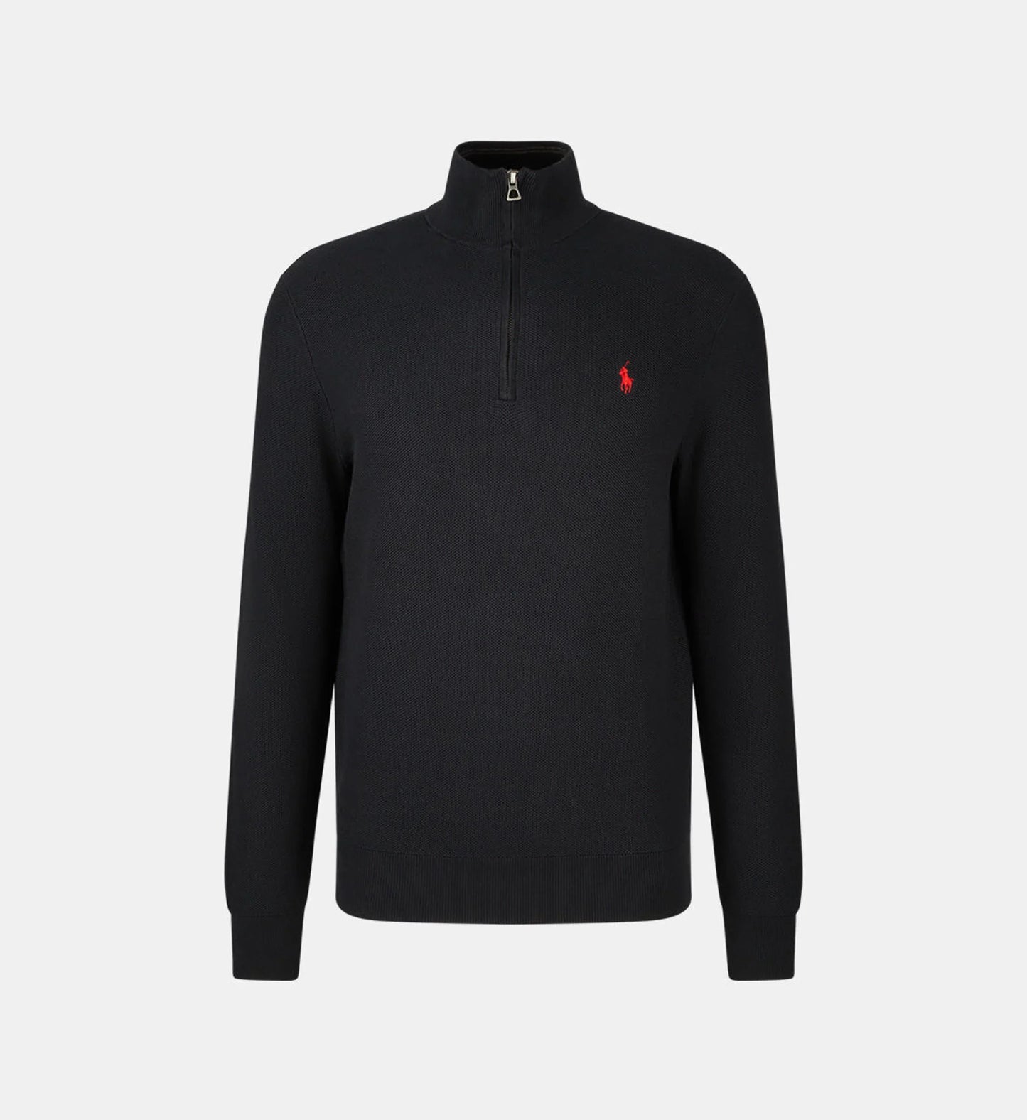 Pull droit col camionneur coton piqué