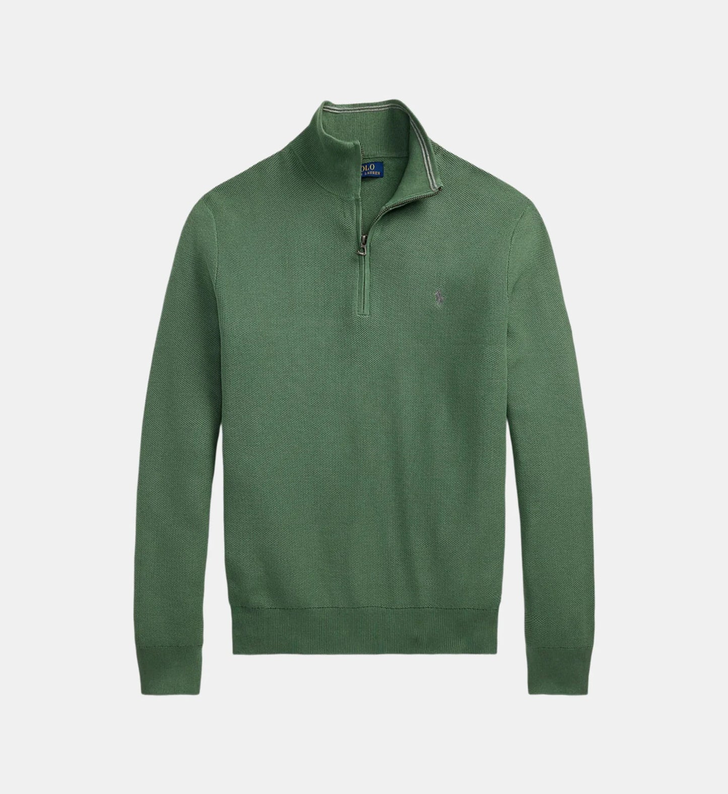 Pull droit col camionneur coton piqué