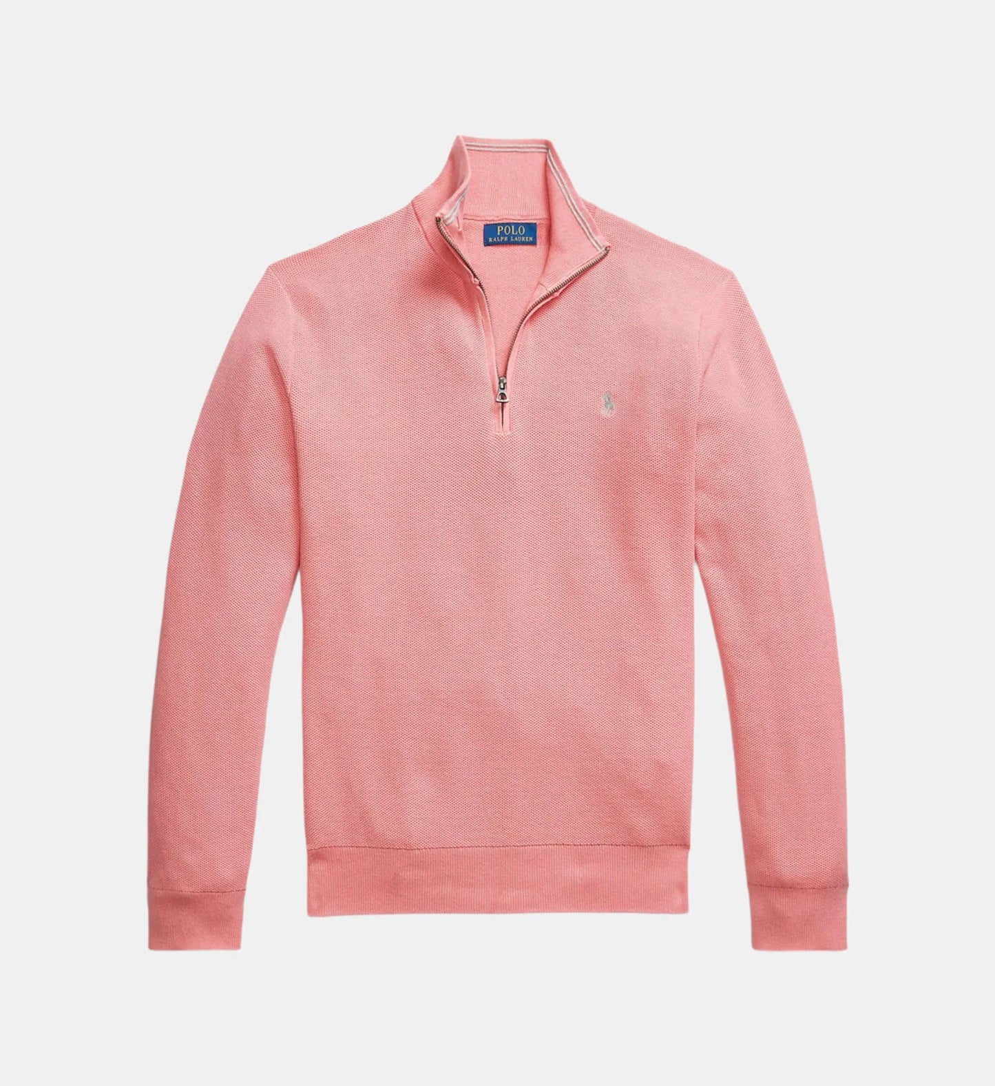 Pull droit col camionneur coton piqué