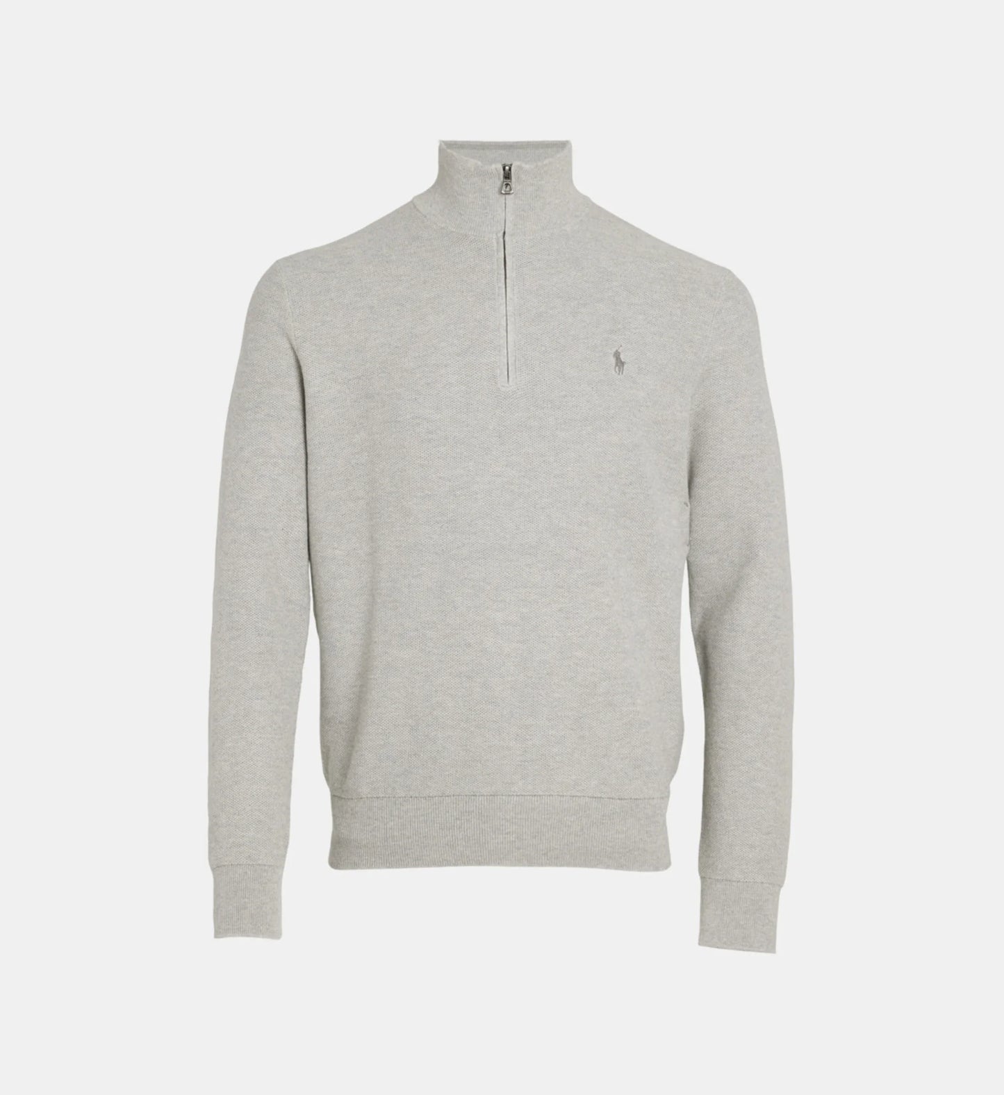 Pull droit col camionneur coton piqué